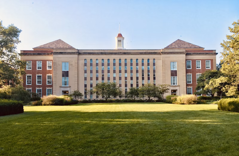 Modern school campus